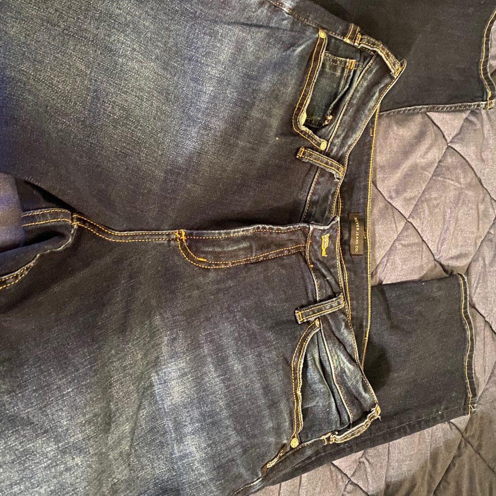 Straight leg jeans